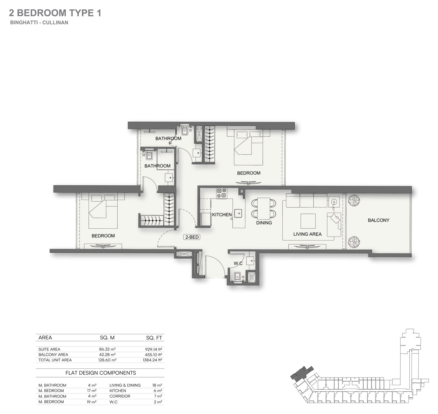 2 Schlafzimmer
