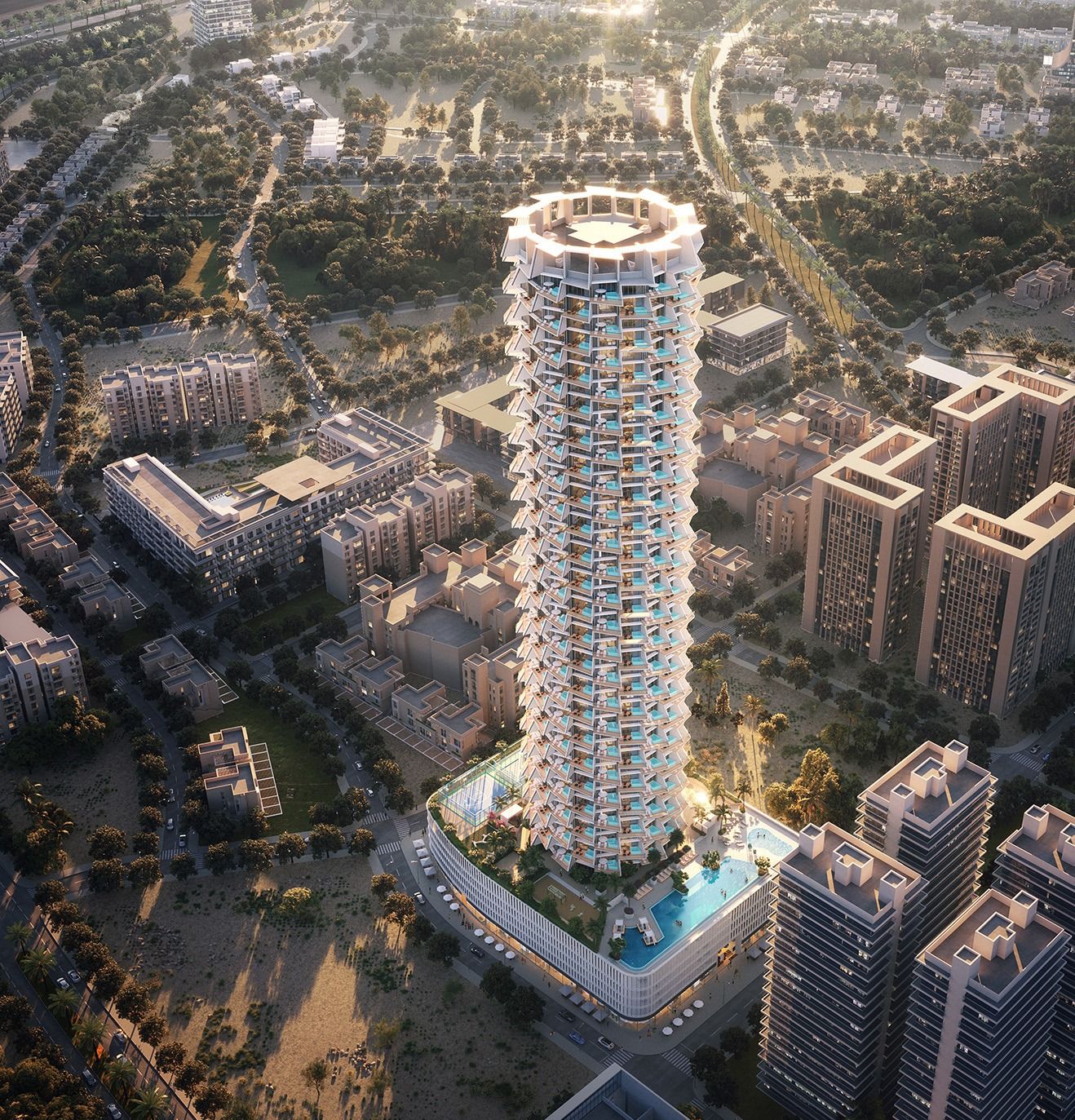 Binghatti Grove, Jumeirah Village Circle, Dubai