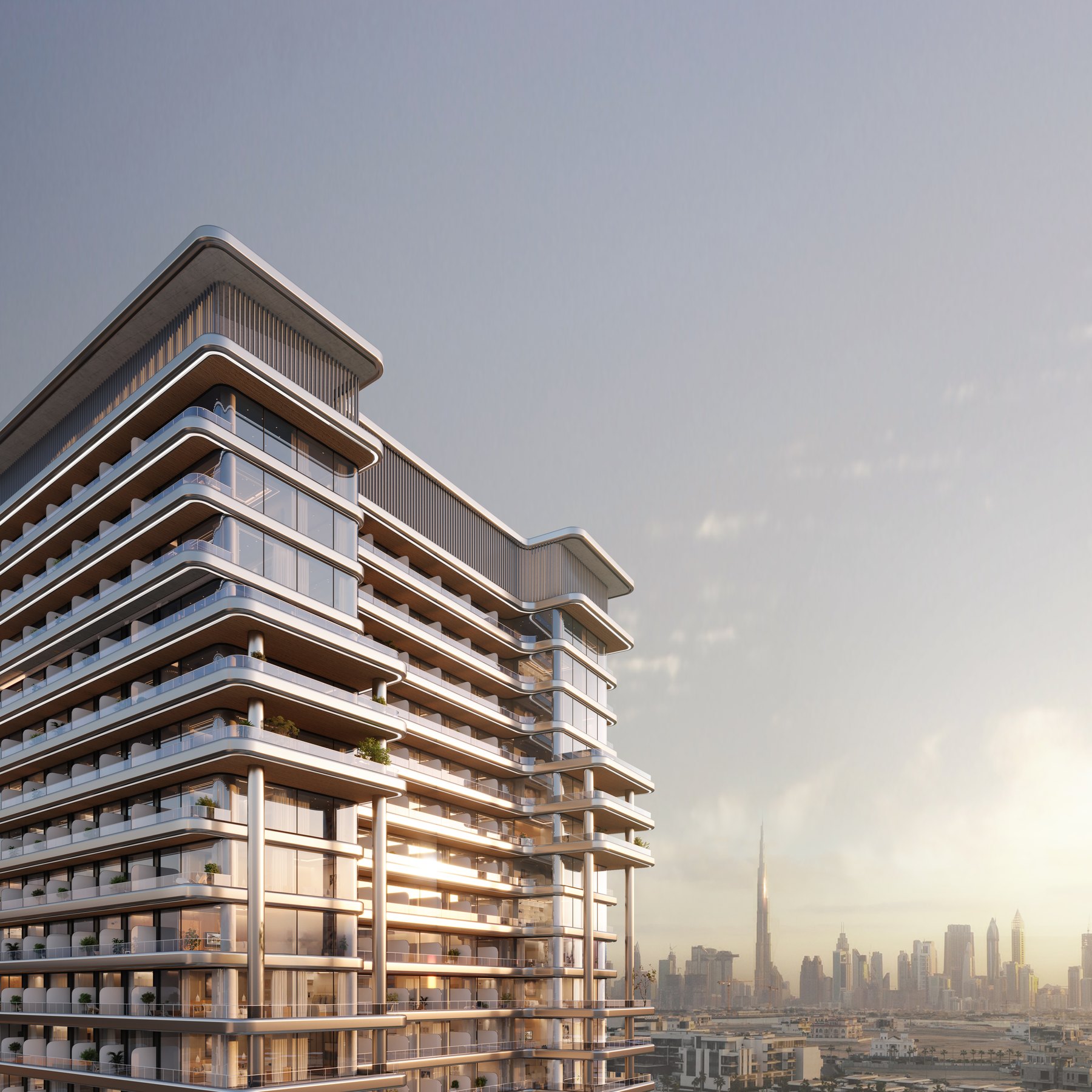 حجم‌سازی مجسمه‌وار Binghatti بر فراز Dubai Science Park