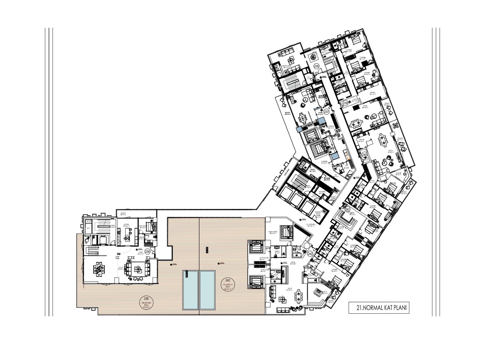 Upper floor plan