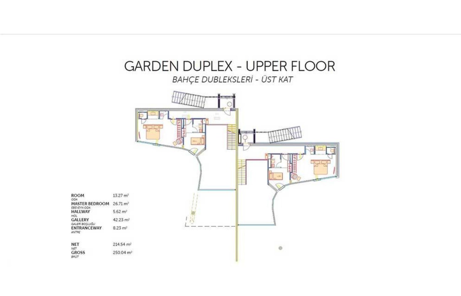 4+1-Garten-Duplex · Obere Etage