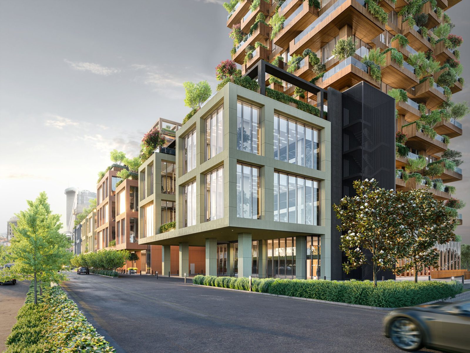 Next Level İstanbul green-terraced residences in Levent