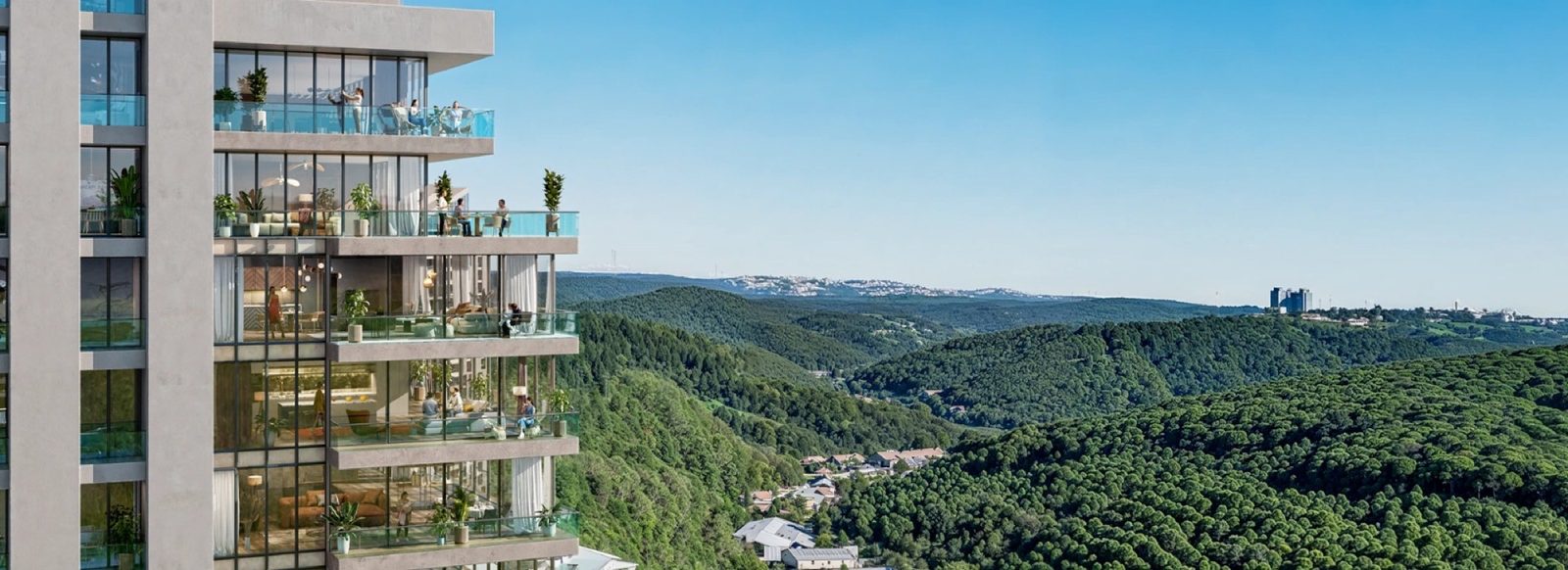 RAMS Park House tower among the forest